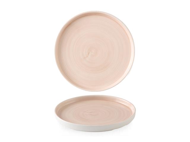 Churchill Stonecast Canvas Bord plat met opstaande rand - Ø210mm - Coral