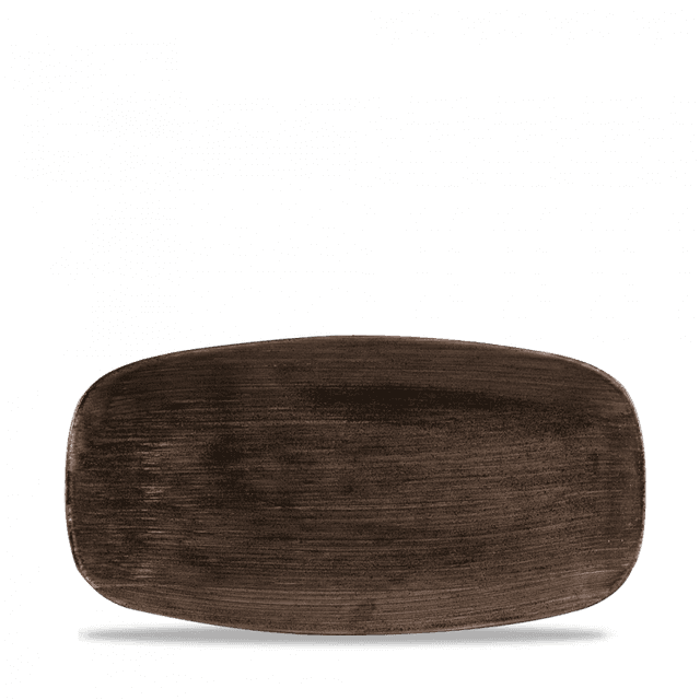 Churchill Stonecast Patina Bord plat langwerpig - 298x153mm - Iron Black
