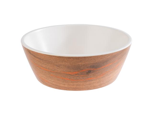 APS Schaal Crazy Wood - Ø125mm - H 55mm - Houtlook