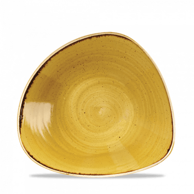 Churchill Stonecast Schaal driehoek - B 235mm - Mustard