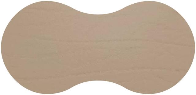 Daff Dumbo Onderzetter twin - 230x110mm - Taupe