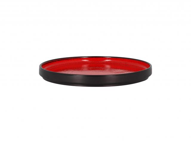 RAK Fire Bord plat met opstaande rand/deksel FRNODP23RD - Ø230mm - Red