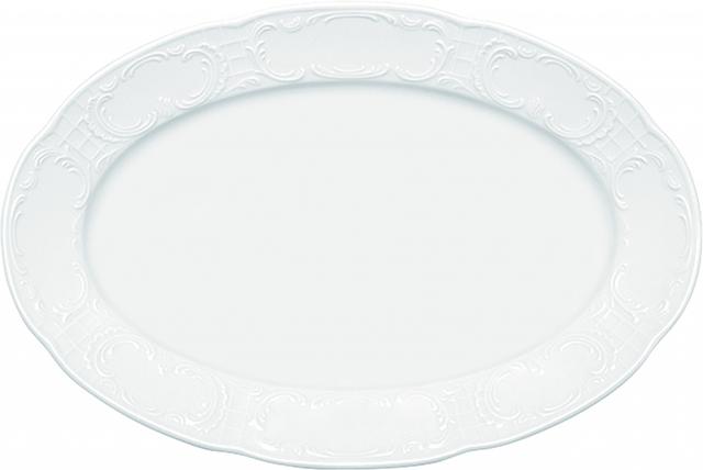 Bauscher Mozart Schaal ovaal met rand - 316x210x33mm