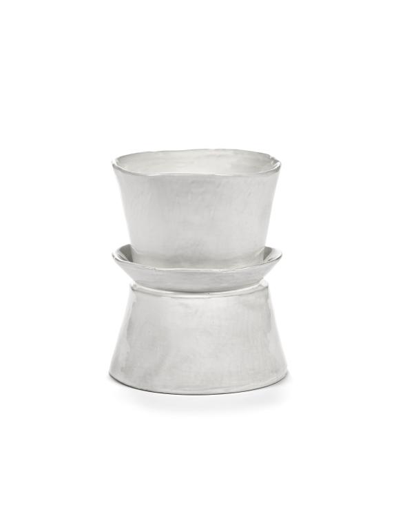 Serax La Mère tableware Vaas/serveerschaal - Ø190mm - H 220mm - Off White