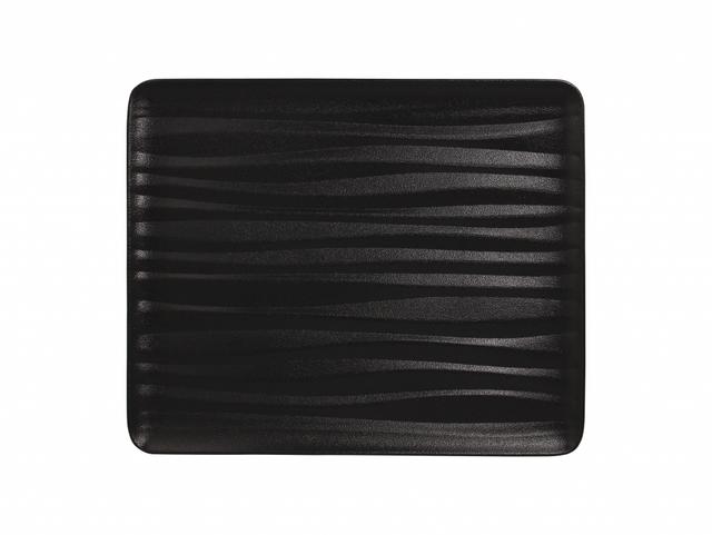 RAK Suggestions Shared Schaal rechthoekig met reliëf - 325x270x15mm - Black