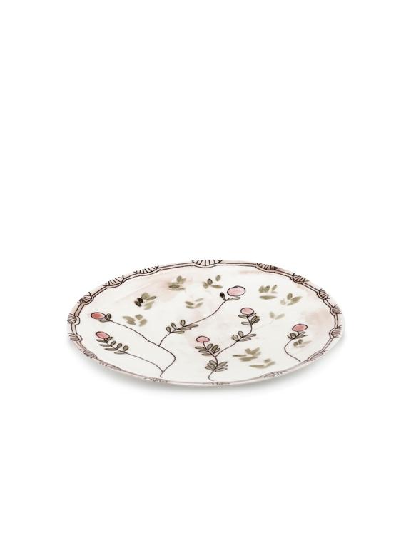 Serax Midnight Flowers Dinerbord - Ø280mm - Mirtillo Nude