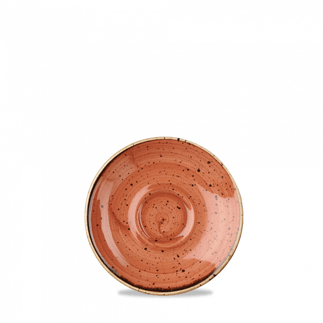 Churchill Stonecast Schotel voor espressokopje - Ø118mm - Spiced Orange