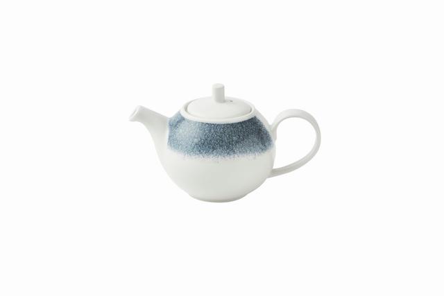 Churchill Studio Prints Raku Theepot - H 105mm - 0.426Ltr - Topaz Blue