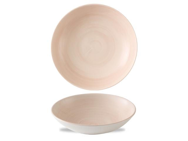 Churchill Stonecast Canvas Coupebord diep - Ø248mm - 1.14Ltr - Coral