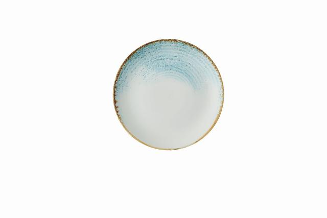 Churchill Studio Prints Homespun Accents Coupebord plat - Ø217mm - Aquamarine