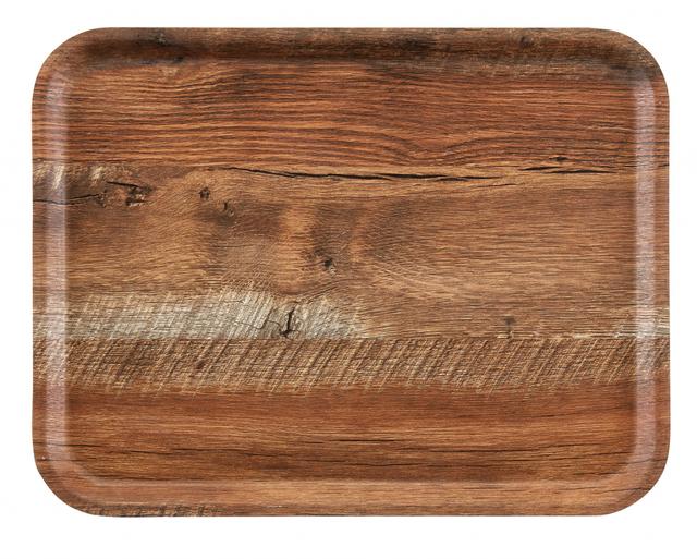Cambro Dienblad Madeira - 360x460mm - Brown Oak