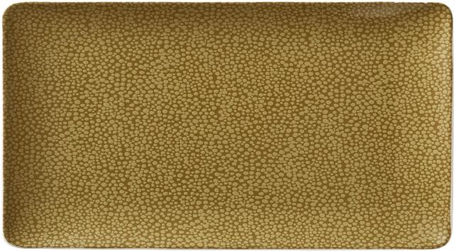 Bauscher Purity Schaal rechthoekig coupe - 420x200x20mm - Pearls Olive
