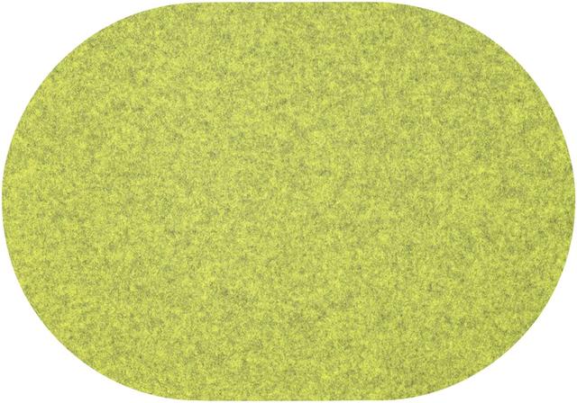 Daff Wollfilz Placemat ovaal - 340x420mm - Moss Melange