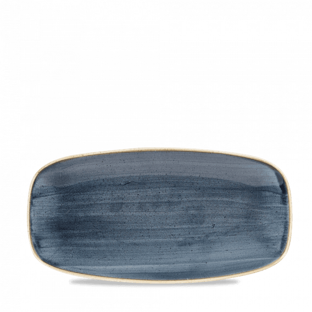 Churchill Stonecast Bord plat langwerpig - 355x189mm - Blueberry