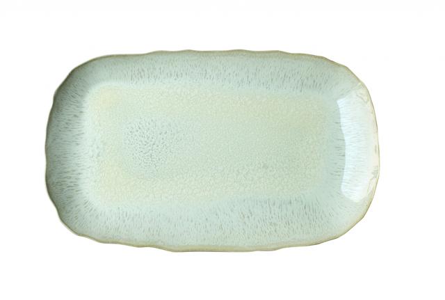 Jars Plume Schaal rechthoekig - 400x250mm - Perle