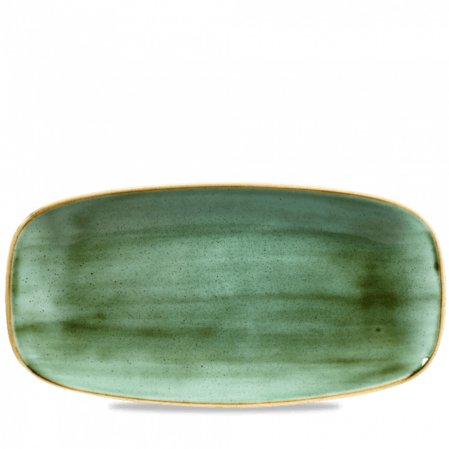 Churchill Stonecast Bord plat langwerpig - 298x153mm - Samphire Green