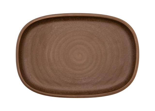 RAK Ease Selva Schaal ovaal - 298x197x25mm - Dark Brown