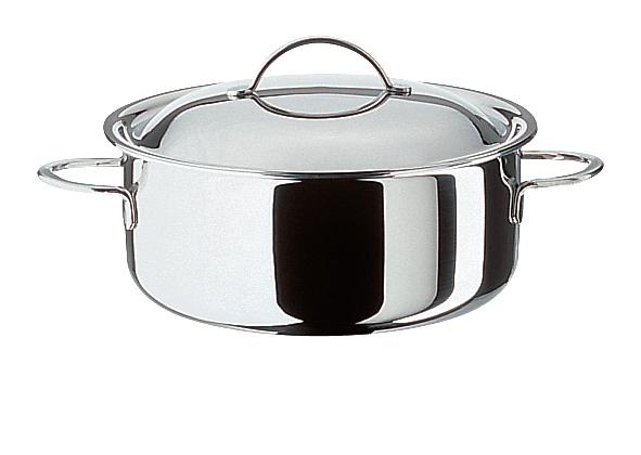 Spring Cristal Kookpan met deksel laag - Ø200mm