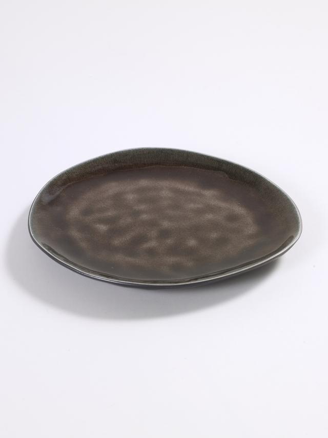 Serax Pure Bord ovaal Medium - 205x165x20mm - Bruin