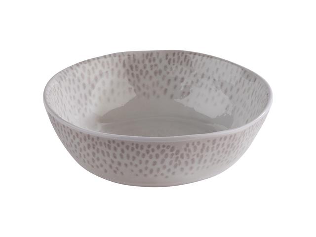 APS Schaal Footprint - Ø130mm - H 55mm - Wit/grijs