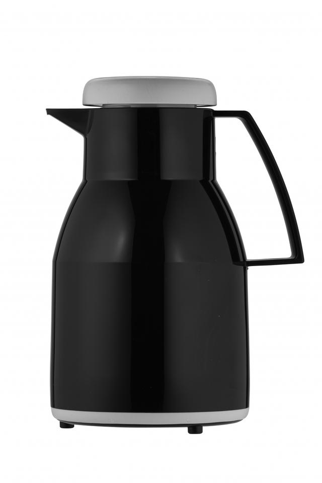 Helios Wash Thermoskan kunststof - 1Ltr - Zwart
