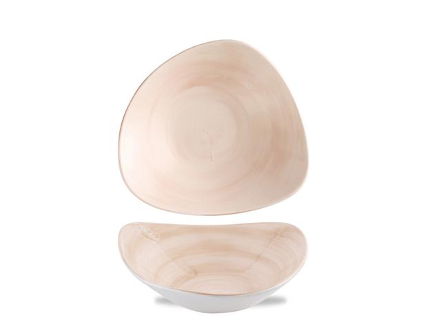 Churchill Stonecast Canvas Schaal driehoek - B 235mm - Coral