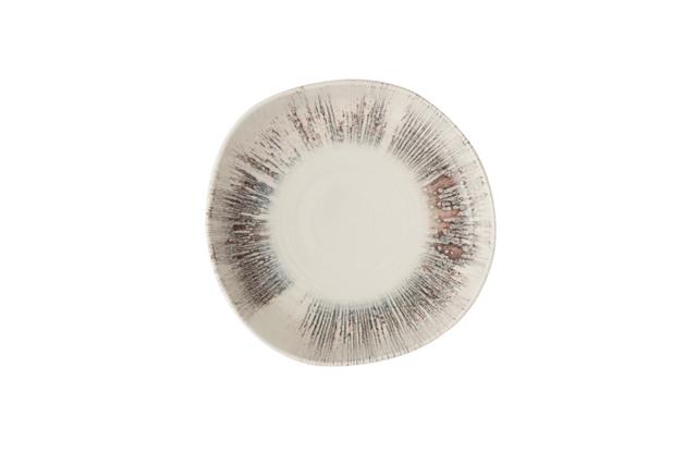 Churchill Inked Lyra Bord diep organisch met opstaande rand - Ø200mm - H 45mm - Pink