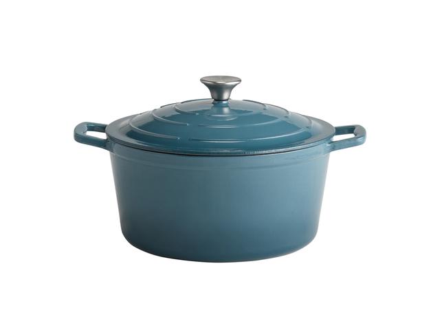 APS Kookpan met deksel 5 Stars - 6Ltr - Turquoise