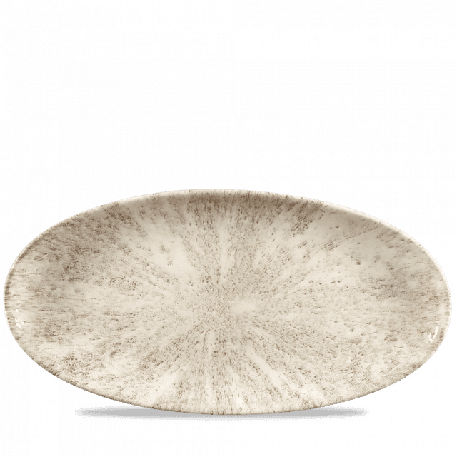Churchill Studio Prints Stone Bord plat ovaal - 347x173mm - Agate Grey