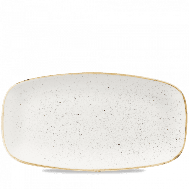 Churchill Stonecast Bord plat langwerpig - 355x189mm - Barley White