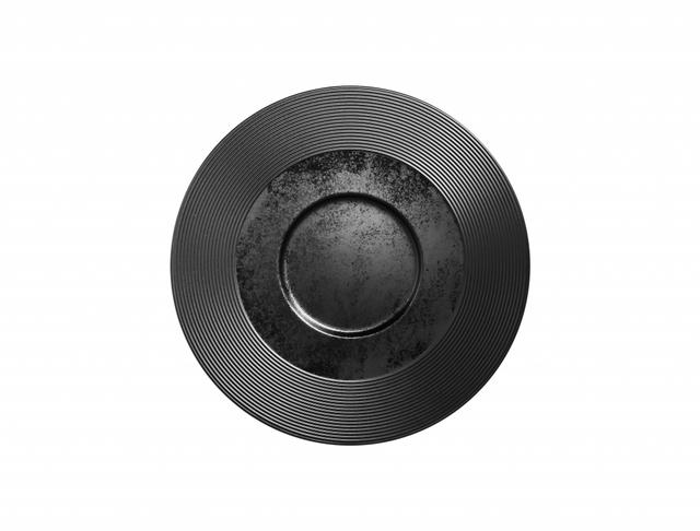 RAK Edge Gourmet bord plat - Ø290mm - Black