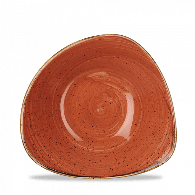 Churchill Stonecast Schaal driehoek - B 185mm - Spiced Orange
