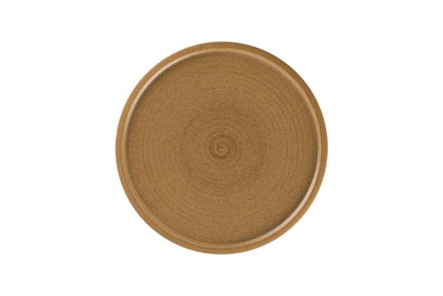 RAK Ease Selva Coupebord plat - Ø280mm - Autumn Brown