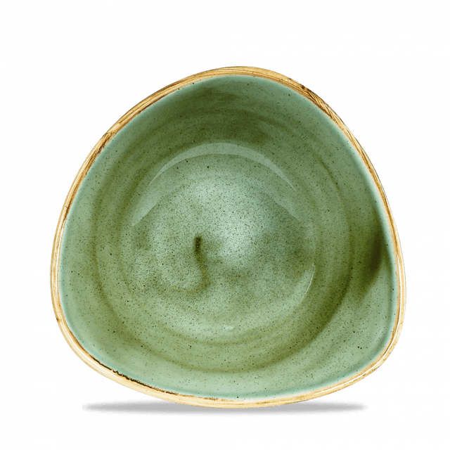 Churchill Stonecast Schaal driehoek - B 185mm - Samphire Green