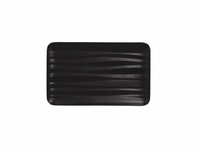 RAK Suggestions Shared Schaal rechthoekig met reliëf - 265x162x15mm - Black