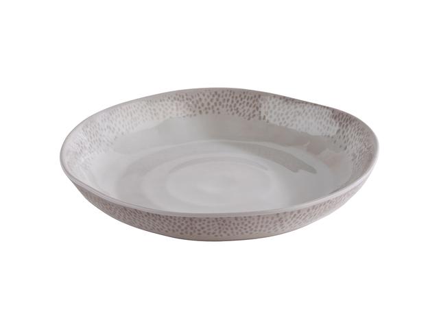 APS bord diep Footprint - Ø240mm - H 40mm - Wit/grijs