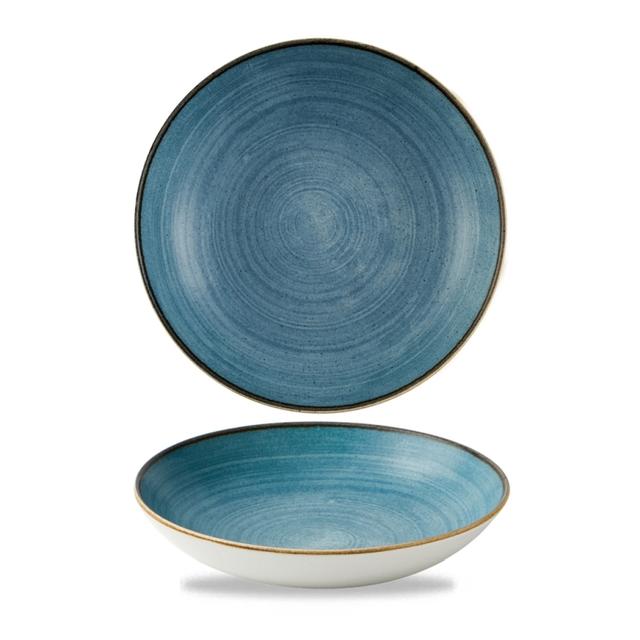 Churchill Stonecast Raw Coupeschaal - Ø182mm - 0.426Ltr - Teal