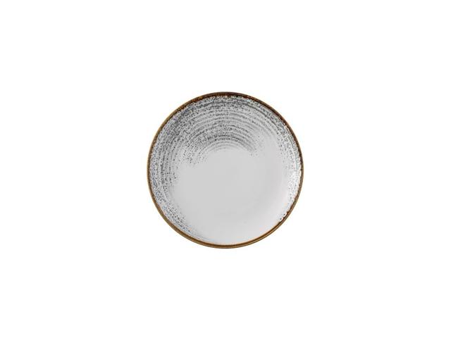 Churchill Studio Prints Homespun Accents Coupebord plat - Ø260mm - Jasper Grey
