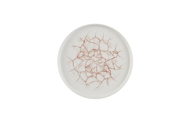 Churchill Studio Prints Kintsugi Bord plat met opstaande rand - Ø260mm - Coral