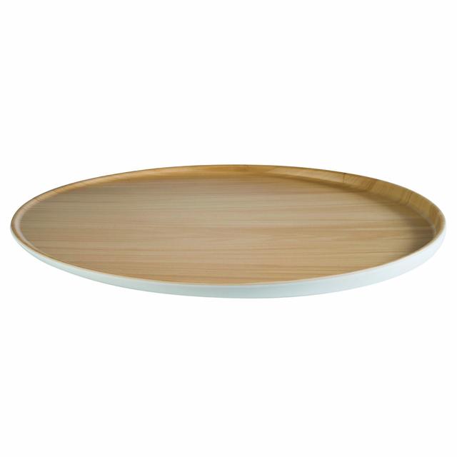 APS Tableau Frida Lock - Ø315mm - H 25mm - Wit/houtlook