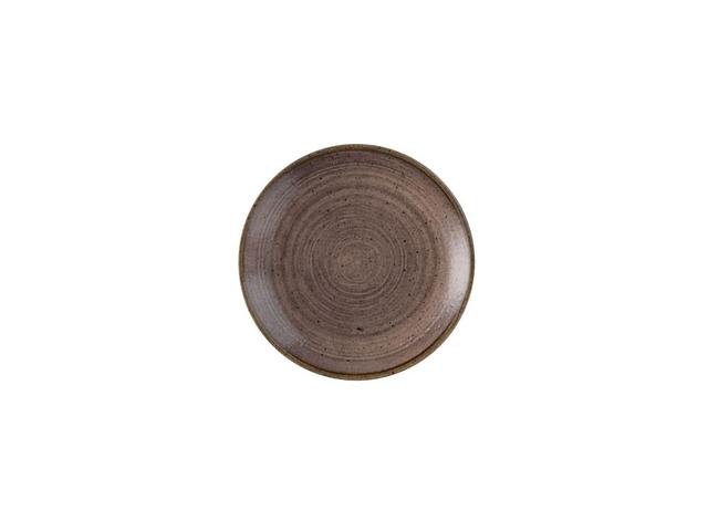 Churchill Stonecast Raw Coupebord plat - Ø165mm - Brown