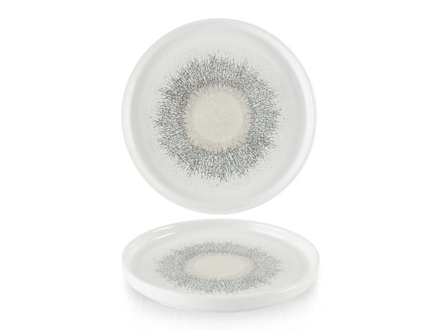 Churchill Studio Prints Fusion Bord plat met opstaande rand - Ø260mm - Grey