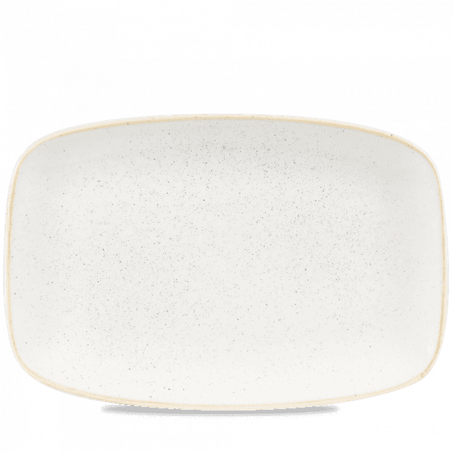 Churchill Stonecast Bord plat langwerpig - 344x234mm - Barley White