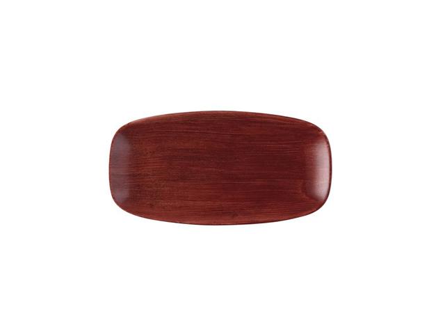 Churchill Stonecast Patina Bord plat langwerpig - 298x153mm - Red Rust