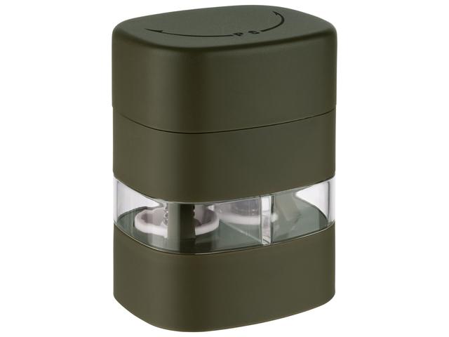 APS Zout- en pepermolen 2 in 1 - 60x50x80mm - Olijfgroen
