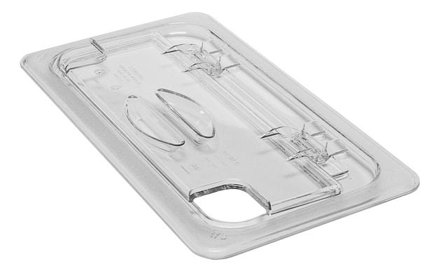 Cambro Deksel met lepeluitsparing, greep en scharnierdeksel 1/3 GN - Clear