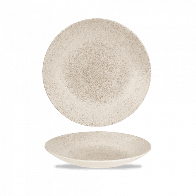 Churchill Studio Prints Raku Coupebord diep laag - Ø225mm - H 27mm - Agate Grey