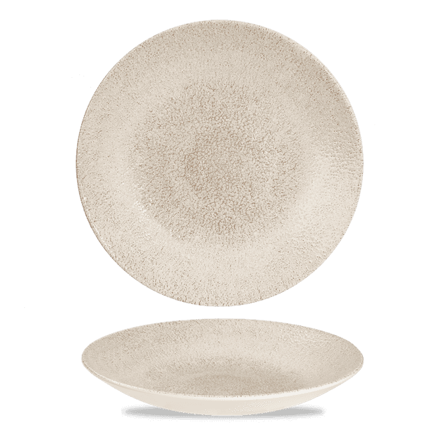 Churchill Studio Prints Raku Coupebord diep laag - Ø281mm - H 37mm - Agate Grey