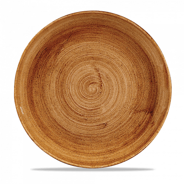 Churchill Stonecast Patina Coupebord plat - Ø288mm - Vintage Copper