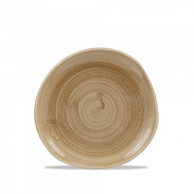 Churchill Stonecast Patina Bord plat organisch - Ø186mm - Antique Taupe